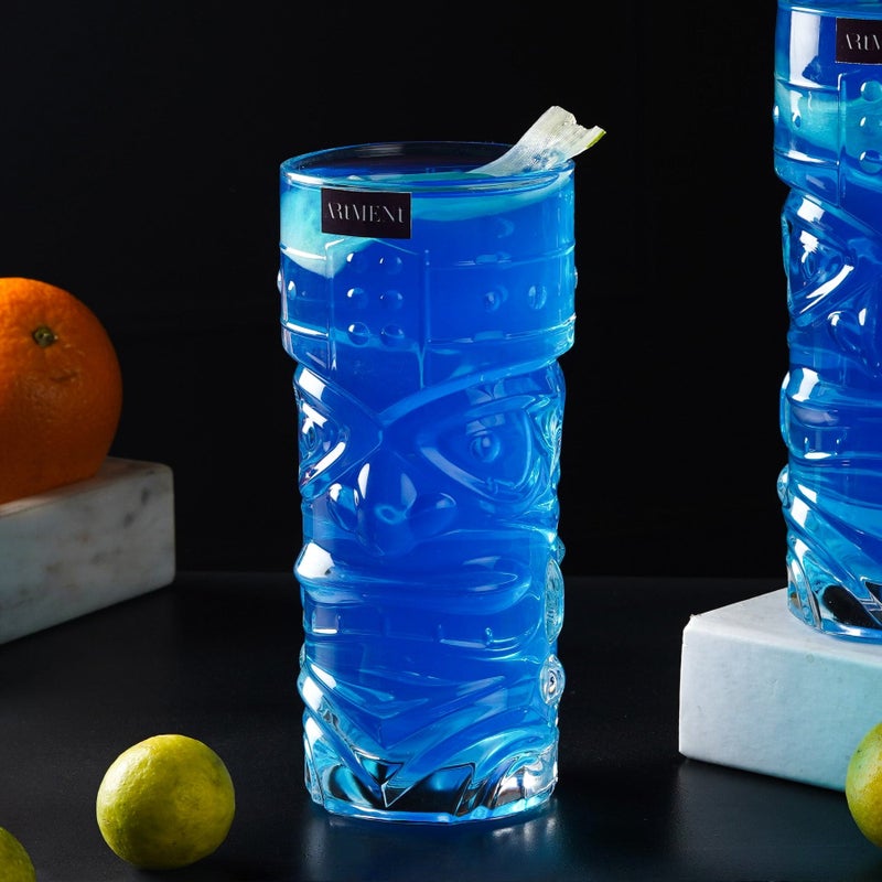 Artment Tiki Tower Glasses Set of 4 - Image 3