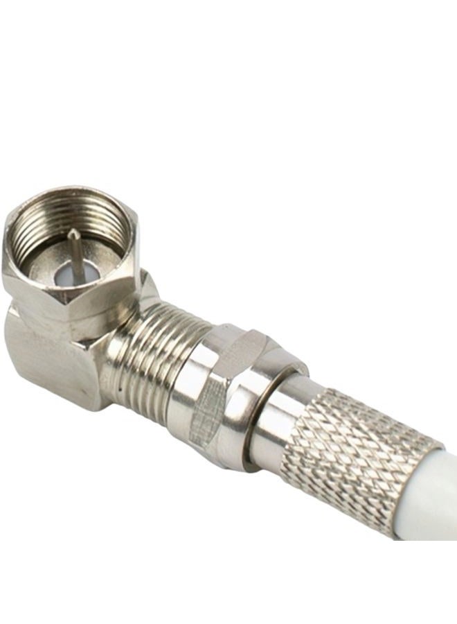 EZYUMM 5-Pack RG6 F-Type Twist-On Coaxial Connector - Image 5