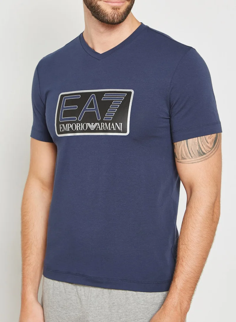 EA7 Emporio Armani Train Visibility V-Neck T-Shirt