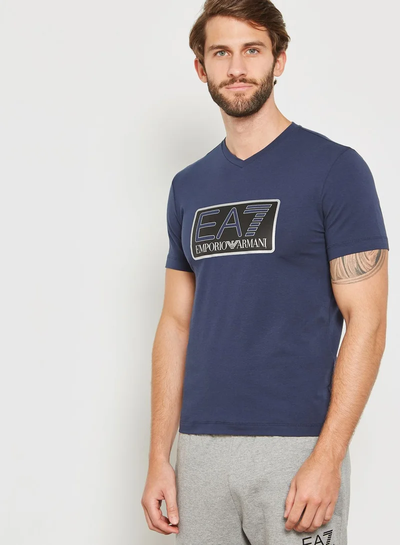 EA7 Emporio Armani Train Visibility V-Neck T-Shirt