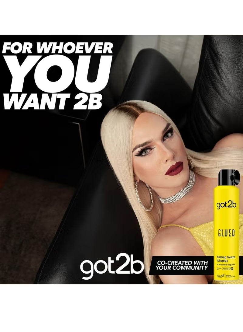 جوت تو بي جات تو بي غلويد سبراي بخاخ تثبيت الشعر 300 مل من قطعتين - Image 2