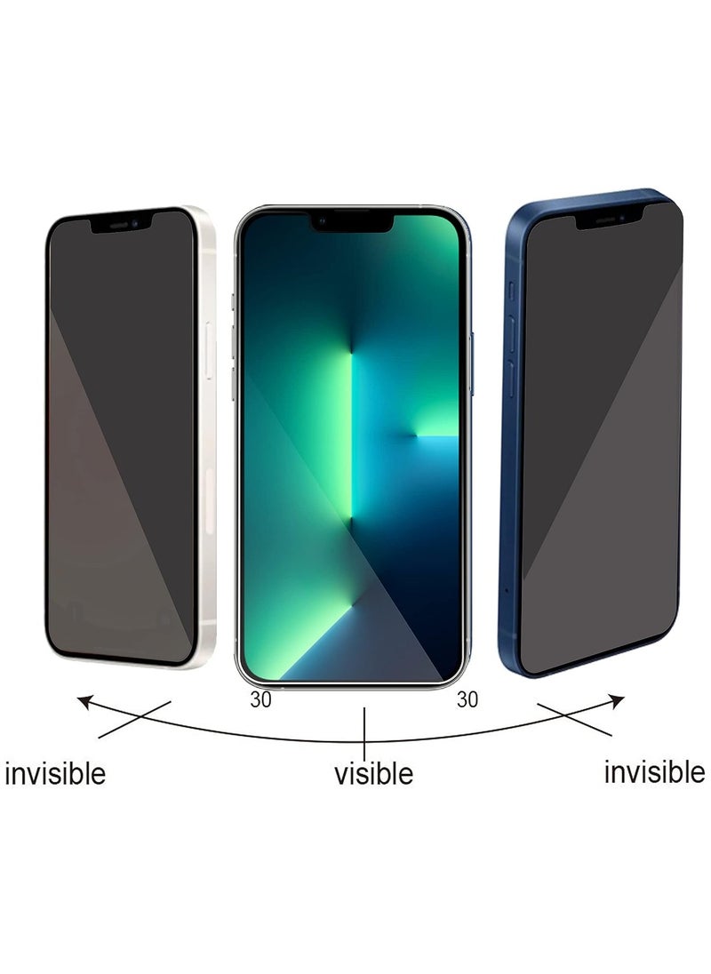 Denx iPhone 15 Privacy Screen Protector - 5X Stronger with Reinforced Edges, 2-Way Privacy Filter, Scratch & Smudge-Resistant Surface, Easy to Install.  - Image 2