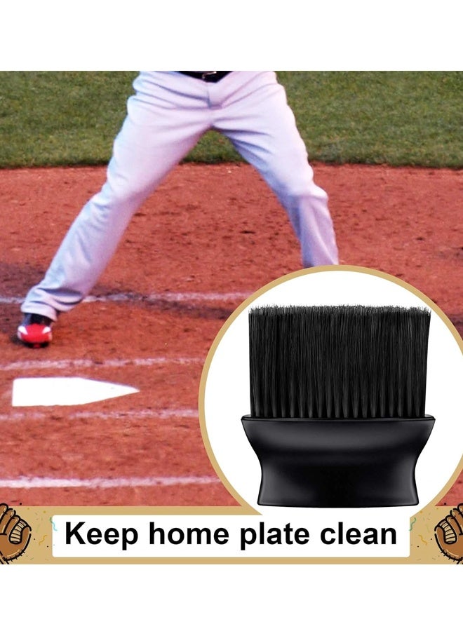 2PCS Umpire Brush, Baseball Home Plate Brush with Plastic Handle for Softball Referee Gear - Image 5