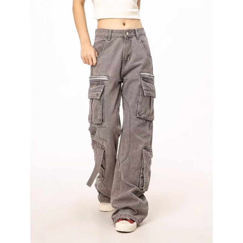 Unisex Casual Daily Denim Jeans - Image 4