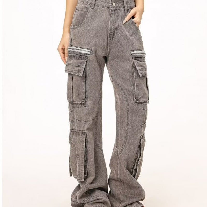 Unisex Casual Daily Denim Jeans - Image 5