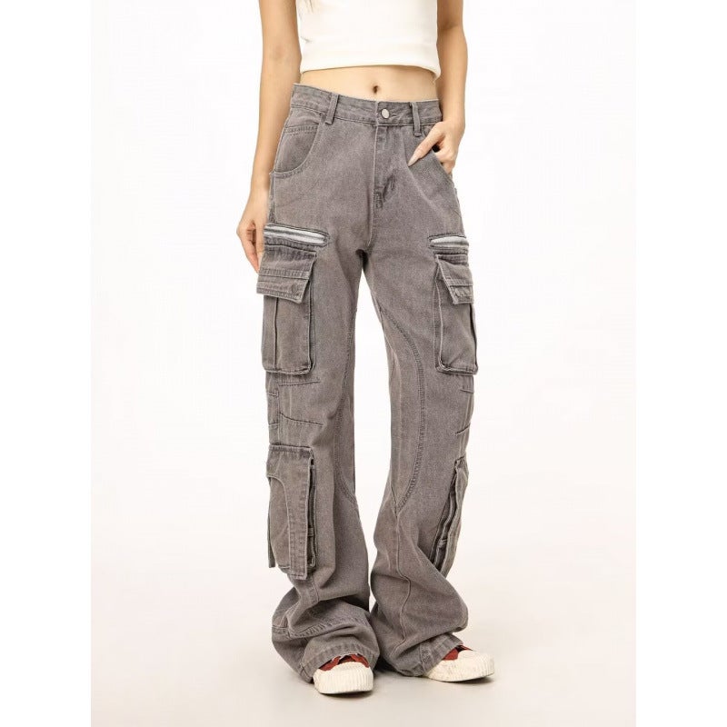 Unisex Casual Daily Denim Jeans - Image 2