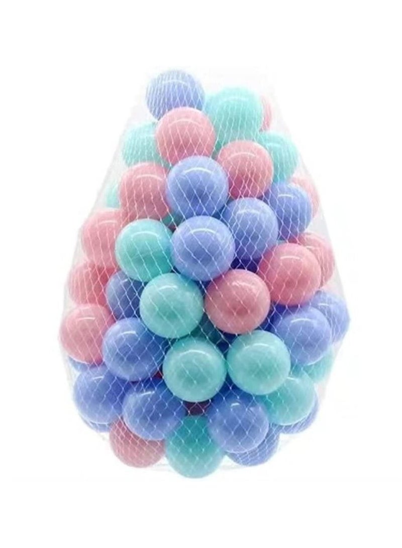 لطيف المحيط الكرة حماية البيئة لينة خيمة من البلاستيك بركة ماء أمواج البحر لعب اطفال 50 قطعة مجموعة الكرة الشاطئ - Image 1