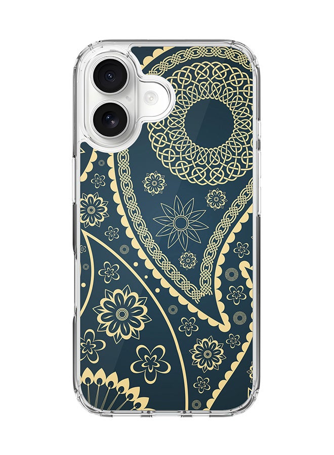 Stylizedd Classic Clear MagSafe Case for iPhone 17 , Hybrid Soft Case Flexible Edges Anti Drop TPU PC Gel Thin Transparent Cover [ Designed for iPhone 17 ] - Indian Nights Full Print