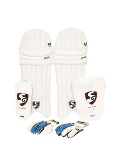 SG Summer Camp Kashmir Cricket Kit | For All Ages | Right Hand | Size 3 | Green-Black  - Image 1