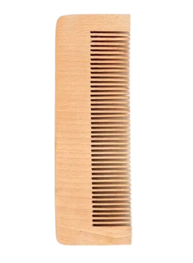 Wooden Comb Brush With Natural Narrow Teeth