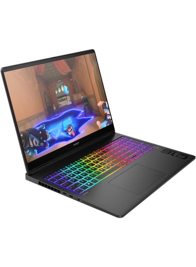 HP لابتوب OMEN MAX 16، شاشة QHD 16" بتردد 240Hz IPS، معالج Intel Core Ultra 9 275HX، 32GB ذاكرة DDR5، 1TB SSD، NVIDIA GeForce RTX 5080 بسعة 16GB، لوحة مفاتيح RGB إنجليزي، أسود ظل - Image 3