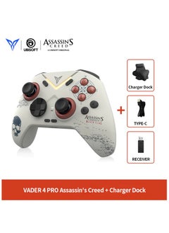 FlyDigi Vader 4 Pro Elite Game Controller - Assassin's Creed Custom Controller + Dock for PC/Switch/Mobile  - Image 1