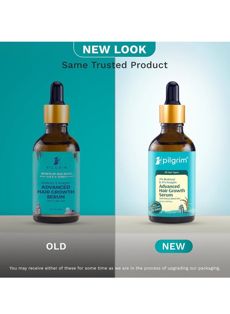 Redensyl 3% Anagain 4% Advanced Hair Growth Serum For Women And Men 50ml