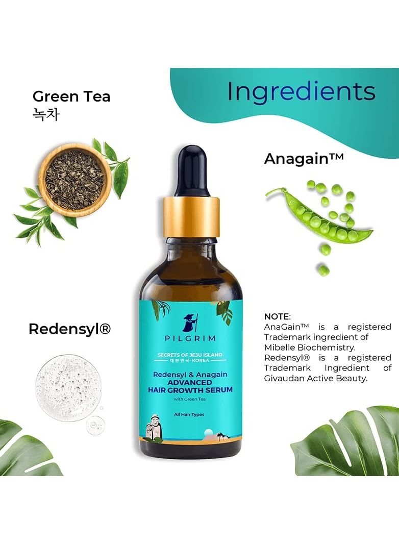 Redensyl 3% Anagain 4% Advanced Hair Growth Serum For Women And Men 50ml