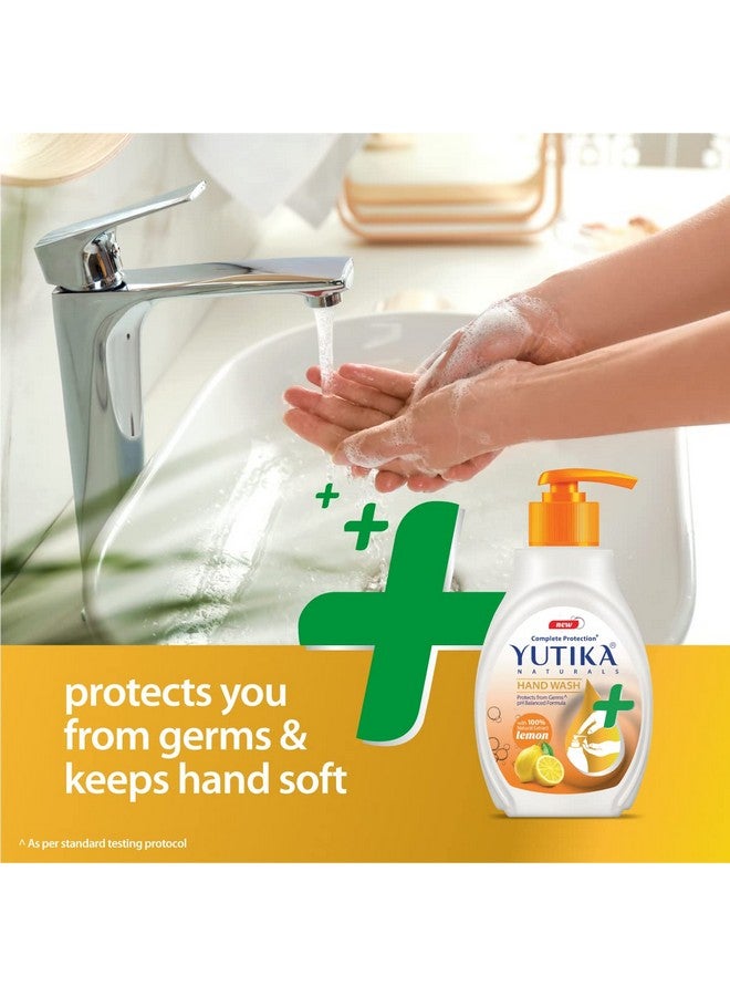 Yuthika Hand Wash | Liquid Hand Wash With 100% Natural Lemon Extract | Ph-Balanced Formula For Germ Protection | 500Ml (Pack Of 1) - Image 4