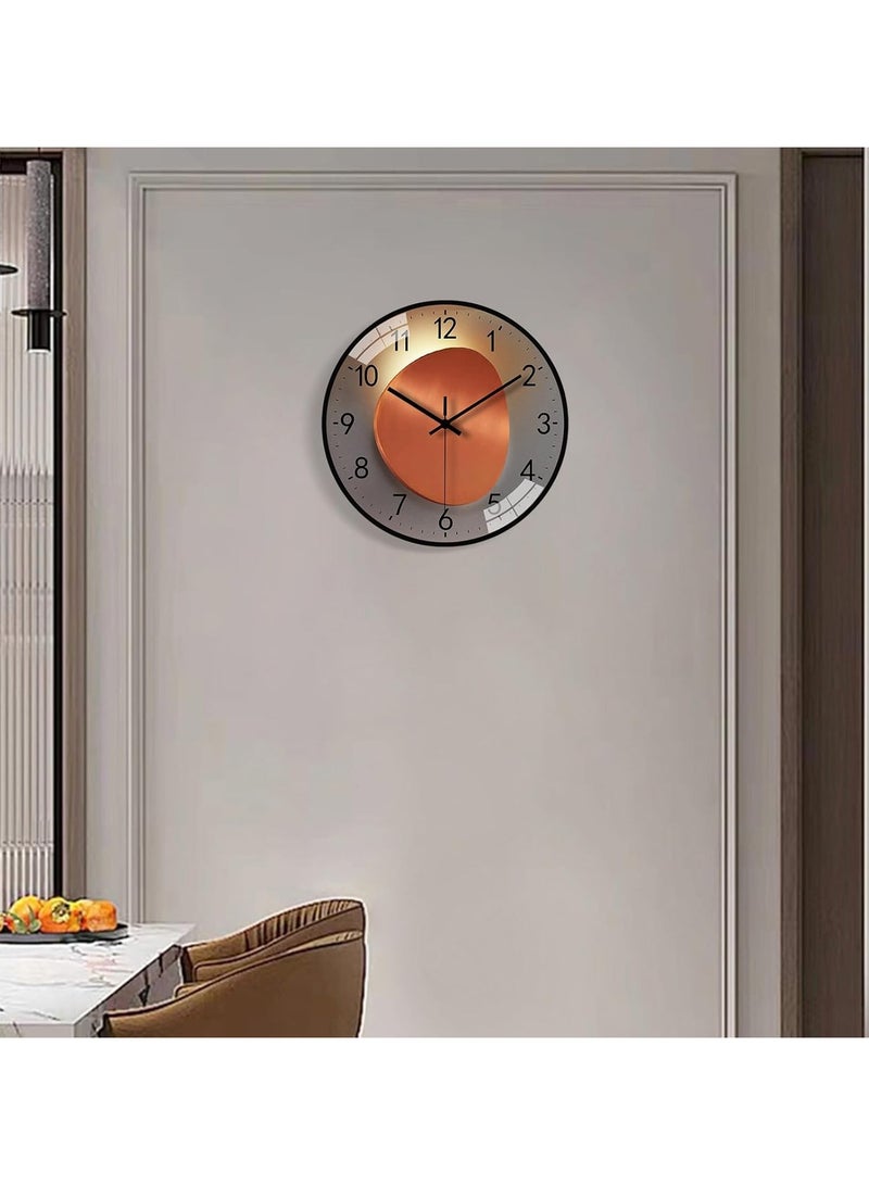 Wall Clock, 8 Inch Silent Non Ticking Modern Wall Clock, Clear and Easy to Read for Living Room Meeting Rooms Bedroom Kitchen Office Decor  - Image 3