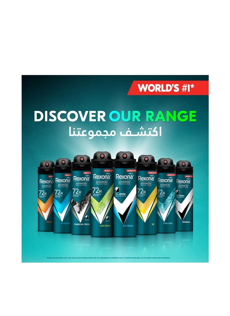 Rexona - Men Antiperspirant Deodorant Extra Cool Spray 150 ML - Image 1