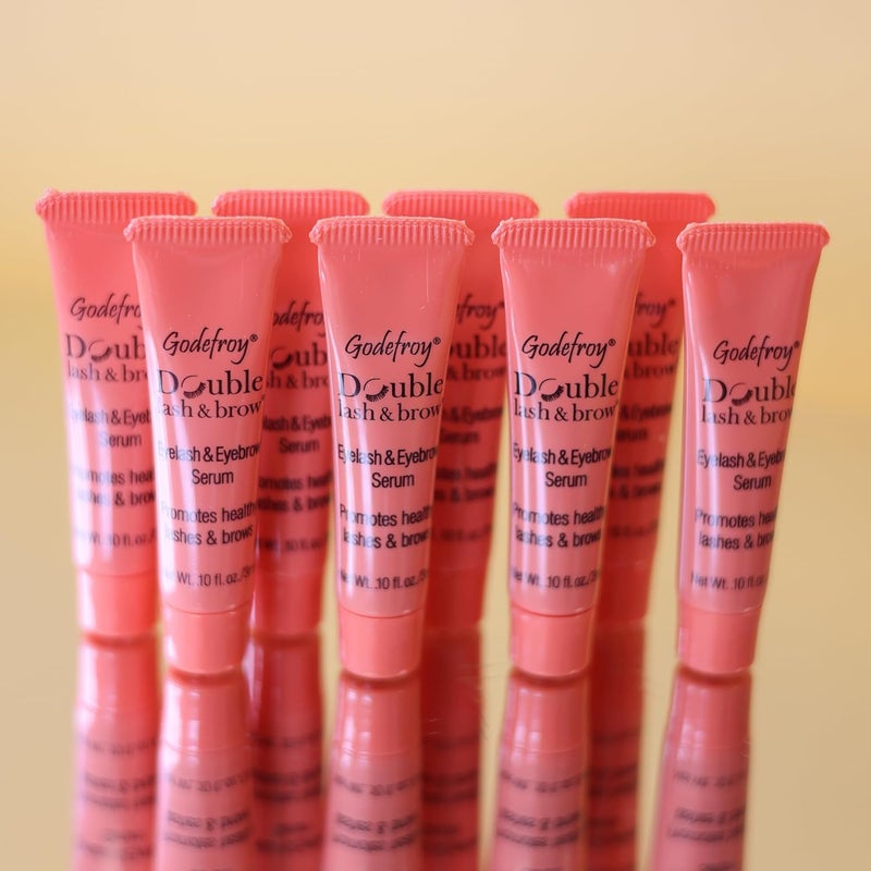 Godefroy Double Lash & Brow Eyelash and Eyebrow Growth Serum with Applicator Brush - 3ml - Image 5