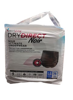 noir EGOSAN DRY DIRECT NOIR ULTIMATE UNDERWEAR LG 14'S 