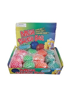 12 Piece Squishy Mesh Slime Balls