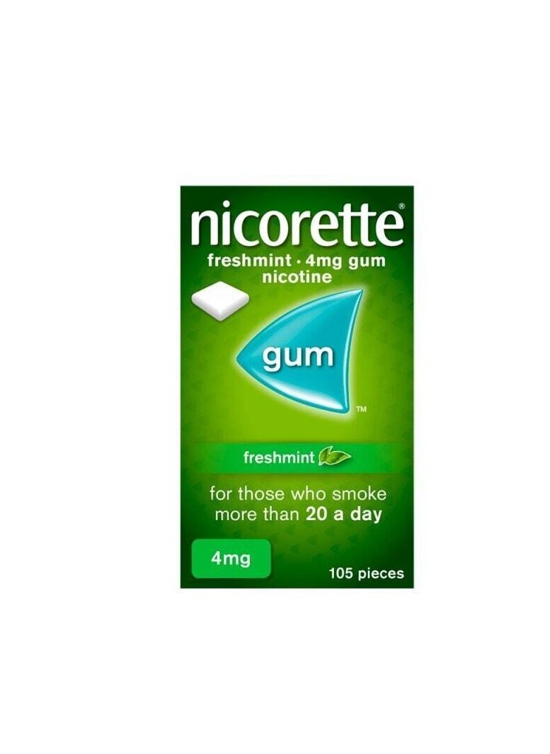 nicorette Freshmint 4Mg Gum 105Pcs  - Image 2