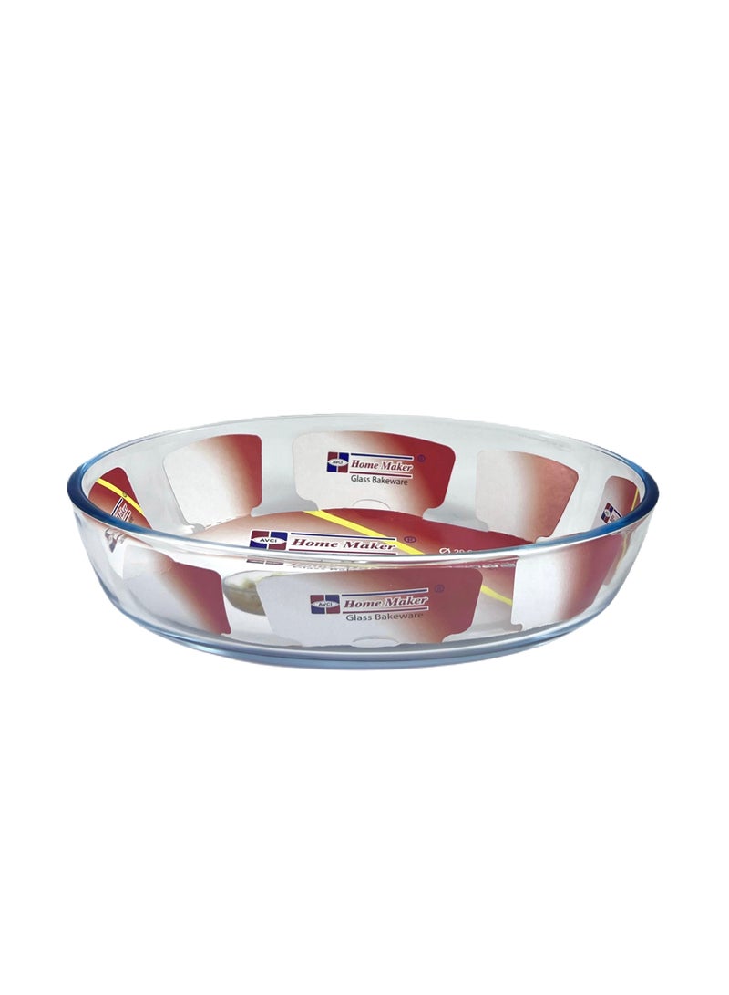 Homemaker Oval Glass Baking Dish, 0.7 Lt Capacity, 20.6X13.6 Cm Diameter, 4.8 Cm Height - Clear - Image 5