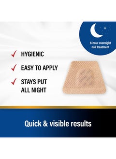 Kerasal Nighttime Renewal Fungal Nail Patches 14 Patch Overnight Nail Repair For Nail Fungus Damage 8Hour Nail Treatment Restores Healthy Appearance  - Image 4