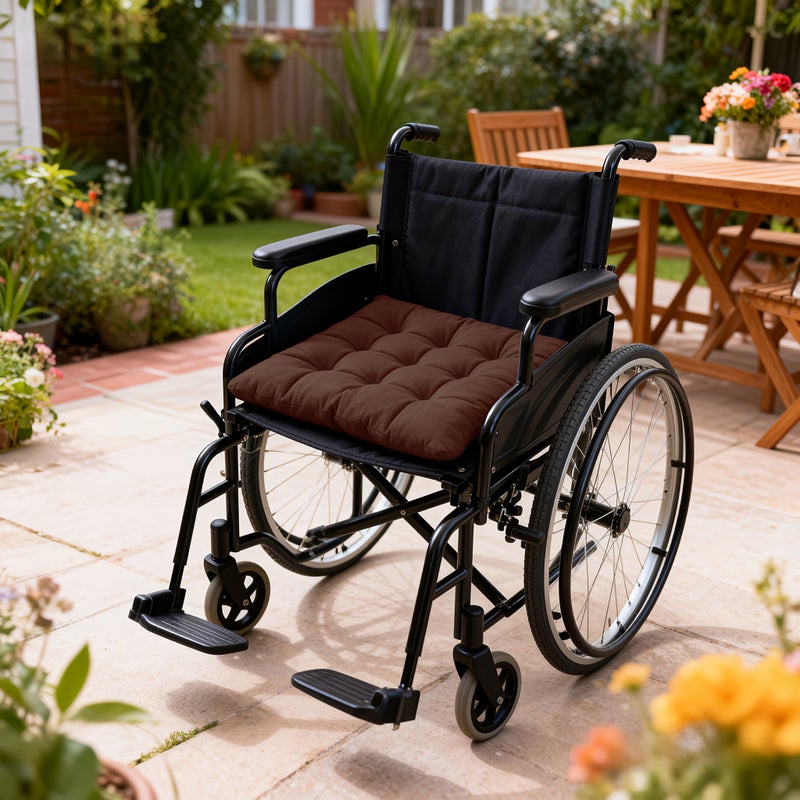 Black Cushion Anti Pressure Sore Soft Hip Support With Straps Coccyx Care Home Essentials - Image 5