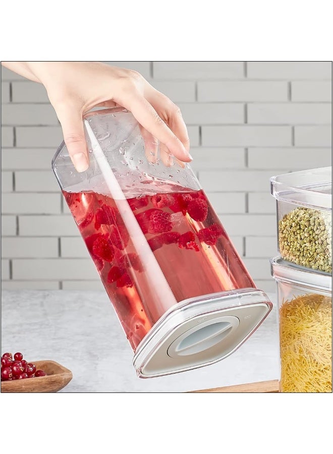 ORGANiZERS Leakproof Storage Container-1703 Ml- For Kitchen Organization, Airtight Liquid Sealed Always Fresh Plastic Container With Vacuum Lid – Bpa Free Storage Container - Image 4