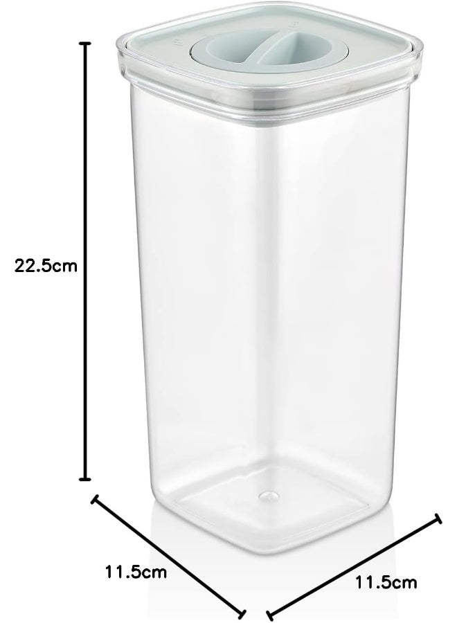 ORGANiZERS Leakproof Storage Container-1703 Ml- For Kitchen Organization, Airtight Liquid Sealed Always Fresh Plastic Container With Vacuum Lid – Bpa Free Storage Container - Image 3