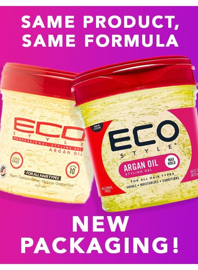 ECO Argan Oil Styling Gel 473 ml - Image 2