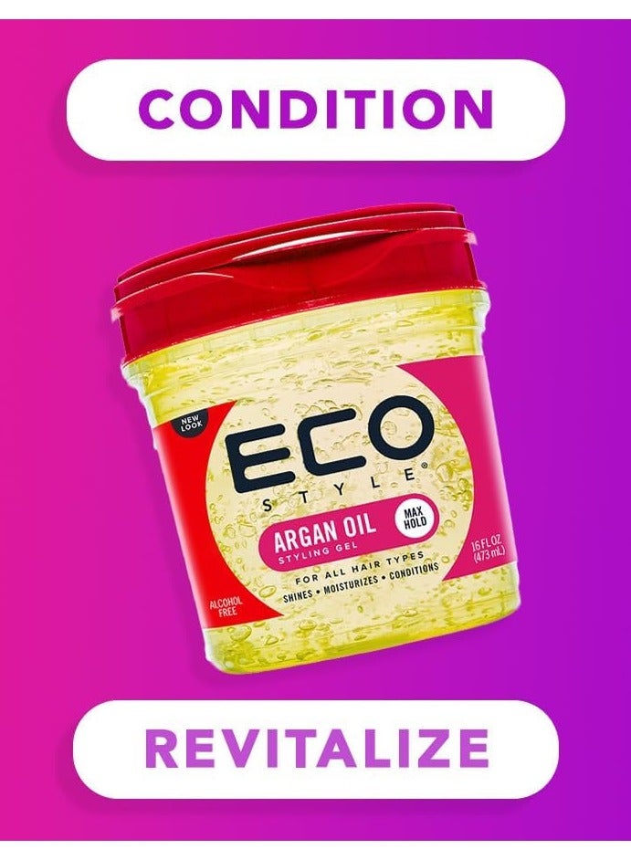ECO Argan Oil Styling Gel 473 ml - Image 3