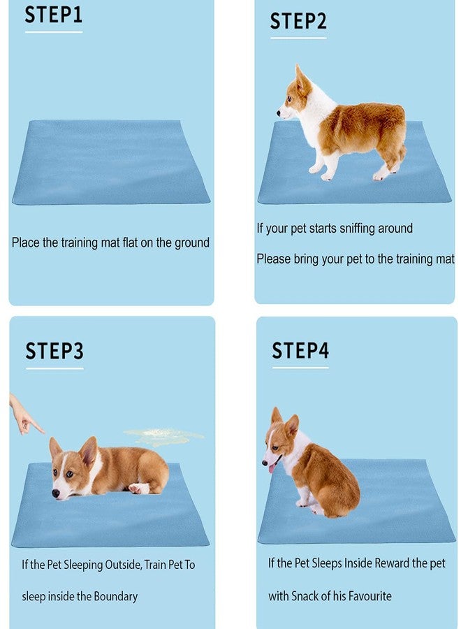 Trance Trance Home Linen Medium Size Pet Sheet / Size - (100cmx70cm) 100% Waterproof with Airflow Technology, Soft, Hypo-Allergenic, Washable Pet Dry Sheet, Potty Trainer, Sky Blue - Image 5