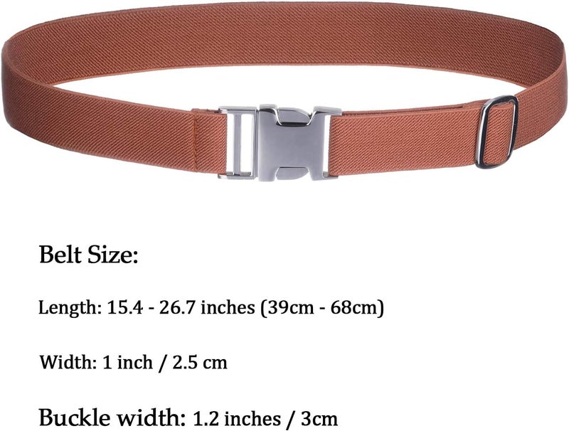 AWAYTR Kids Toddler Belt for Boy - 2 Pack Easy to Use Zinc Alloy Buckle Belts for 2-12 Boys and Girls - Image 2