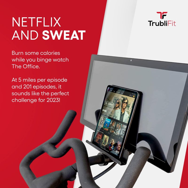 TrubliFit iPad Holder for Original Peloton Bike, Watch Netflix and More While You Ride, Tablet Mount for Peloton Bike, Accessories for Peloton (Does Not Fit Peloton Bike+) - Image 5