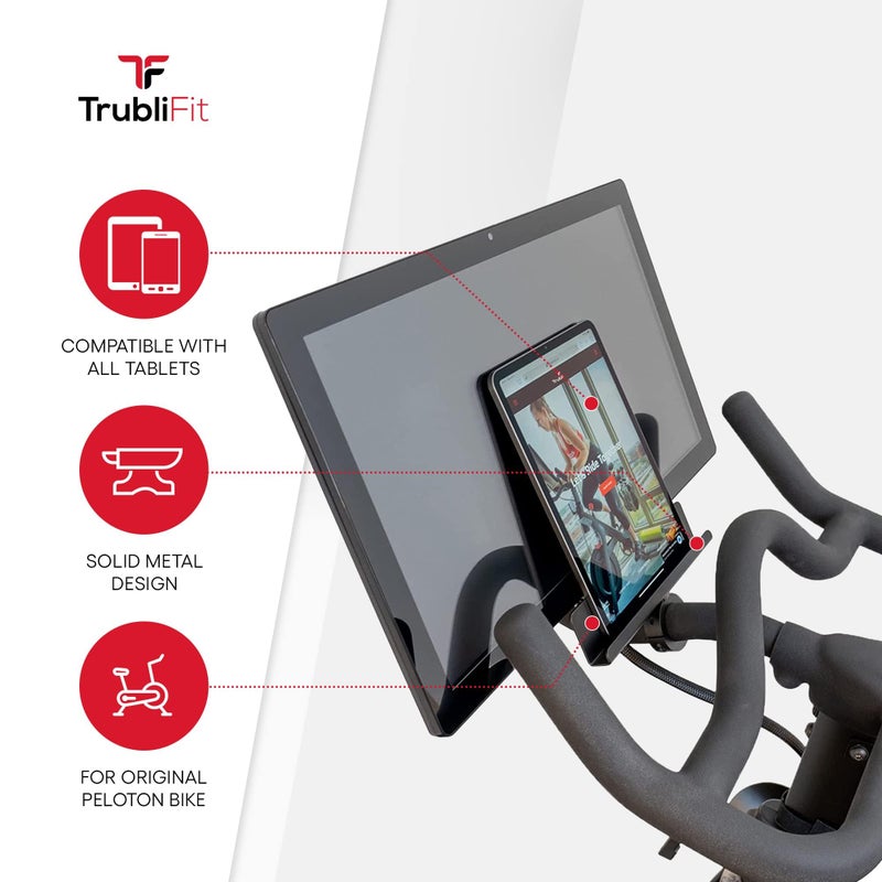 TrubliFit iPad Holder for Original Peloton Bike, Watch Netflix and More While You Ride, Tablet Mount for Peloton Bike, Accessories for Peloton (Does Not Fit Peloton Bike+) - Image 3
