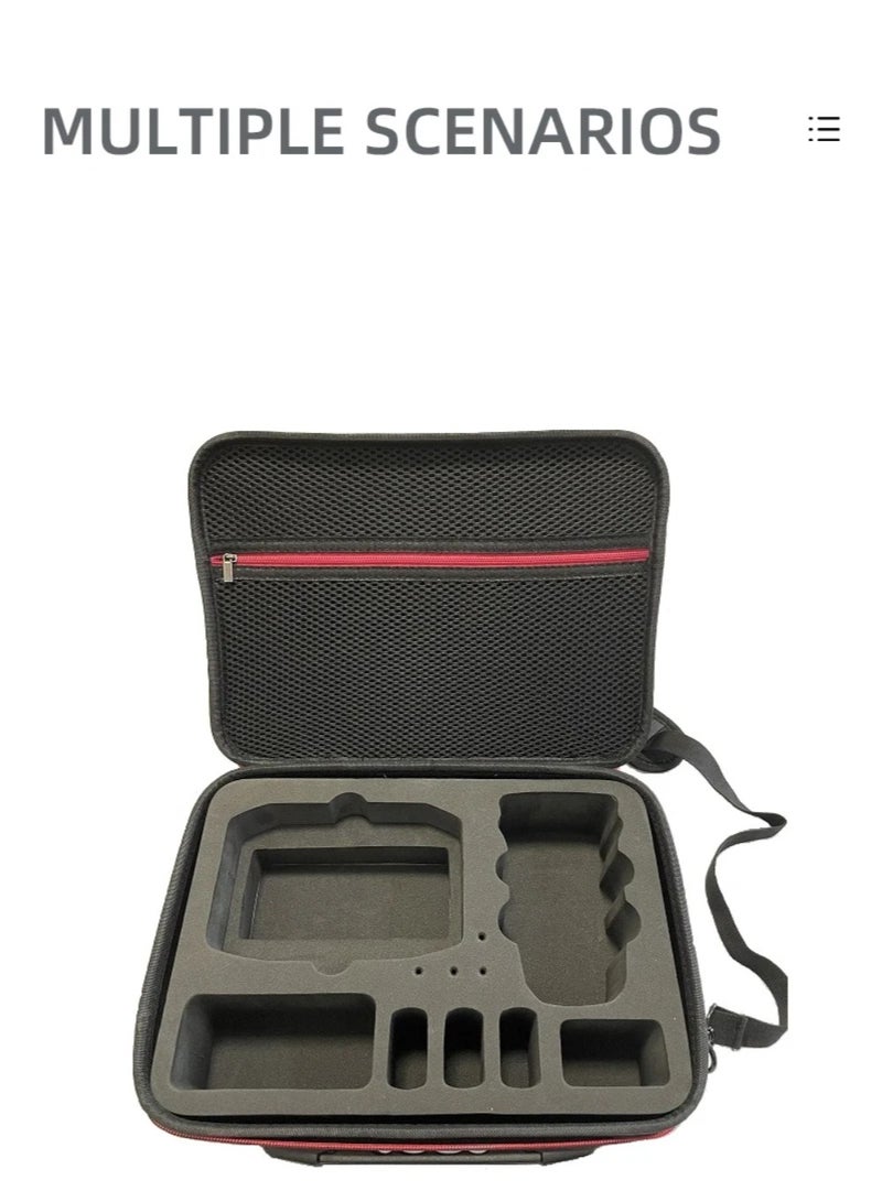 AROAQ Suitable for DJI Mavic mini 2 drone shoulder bag suitcase storage box crossbody Case waterproof luggage accessories(PU) - Image 3