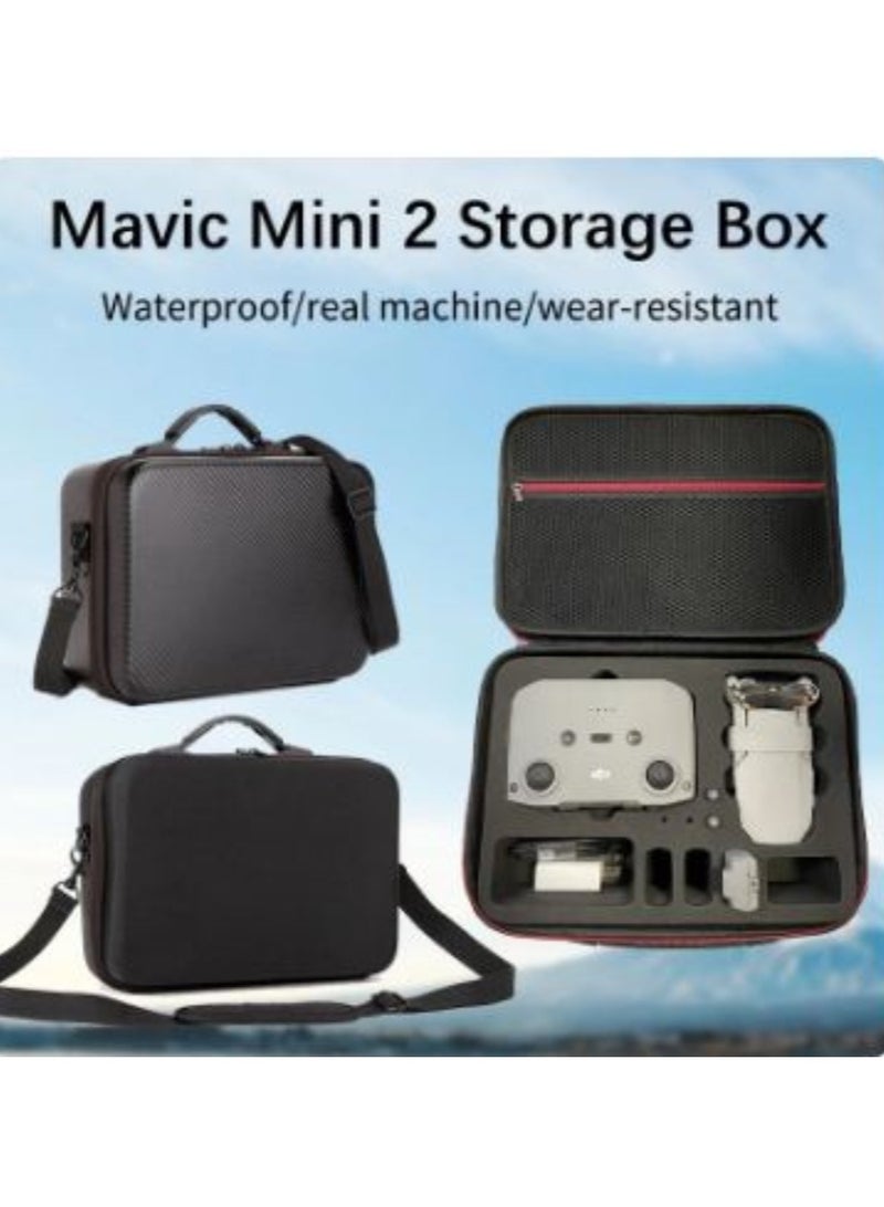 AROAQ Suitable for DJI Mavic mini 2 drone shoulder bag suitcase storage box crossbody Case waterproof luggage accessories(PU) - Image 5