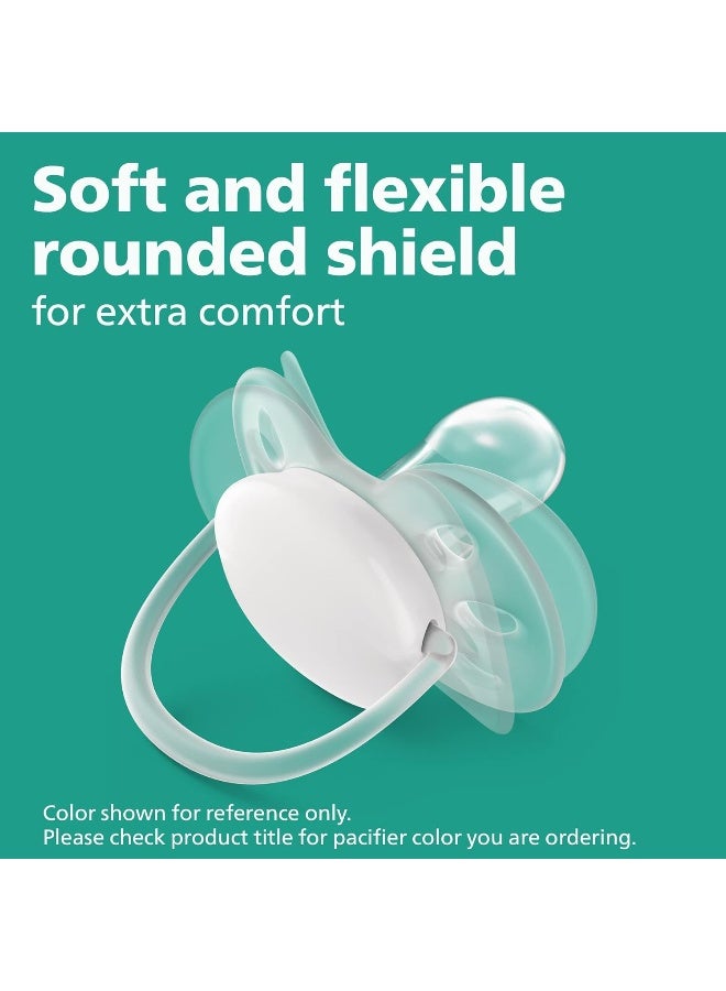 AVENT Philips Ultra Soft Pacifier, 0-6 Months, Dreams and Swan Designs, Pack of 4 - Image 3