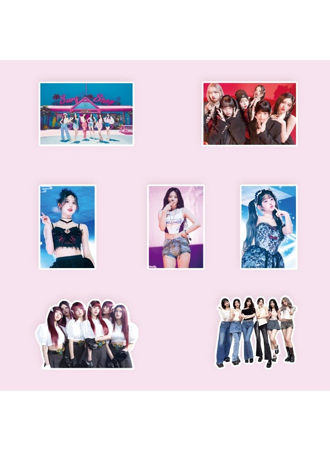 NIBEMINENT 96 Pcs Kpop IVE IVE WORLD TOUR ALIVE Deco Kit Waterproof Stickers, High Definition Printing Bright Colors, Suitable for Laptop Skateboard Luggage Water Bottle Guitar DIY - Image 3