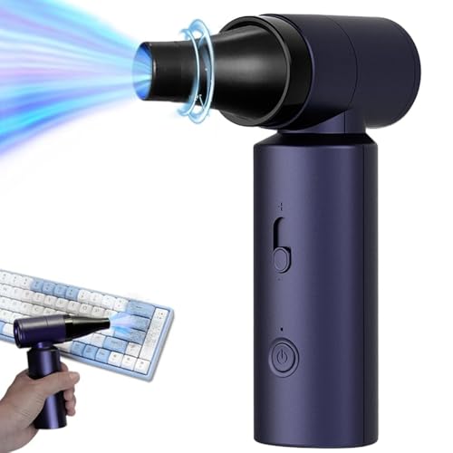 Verilux Electric Compressed Air Duster, 19000PA Handheld Cordless Air Duster, 120W 35500RPM Car Vacuum Cleaner & Multi Nozzle 4000mAh Cordless Air Blower Dust Cleaner for Home Computer Cleaner Keyboard Duster - Image 1