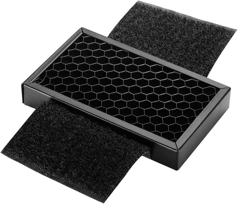 Metal ABS Comb Grid Light Control Filter Cover For Camera Flash 43mm Height 80mm Width - Image 4