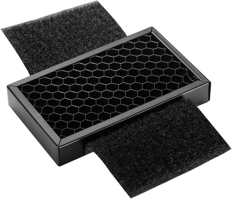 Metal ABS Comb Grid Light Control Filter Cover For Camera Flash 43mm Height 80mm Width - Image 1