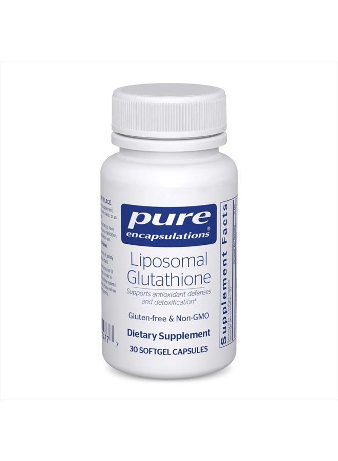 Pure Encapsulations Liposomal Glutathione - Immune Support & Liver Detox* - Antioxidant Protection - with Setria Glutathione - Non-GMO - 30 Softgel Capsules - Image 1