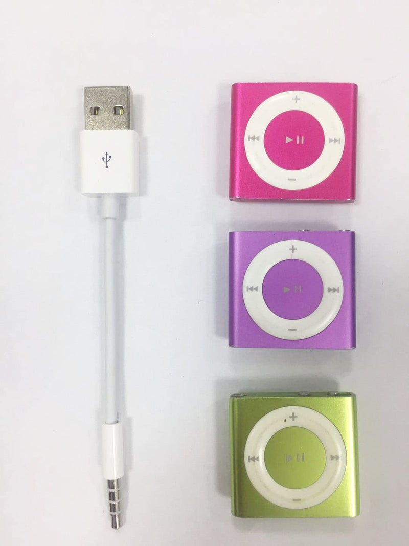 Amicable USB Date Cable Replacement for iPod Shuffle Charger Cable,(2-Pack) 3.5mm Jack/Plug to USB Power Charger Sync Data Transfer Cable for iPod Shuffle 3rd 4th 5th /6/7 Gen MP3 - Image 5