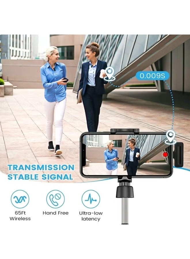 GREEN LION J13 Wireless Microphone Mic, Noise Reduction Lapel Mic with Charging Case, Dual Channel Wireless Mic for YouTube, Video Recording, Facebook, Compatible with Type-C & iPhone - Image 3