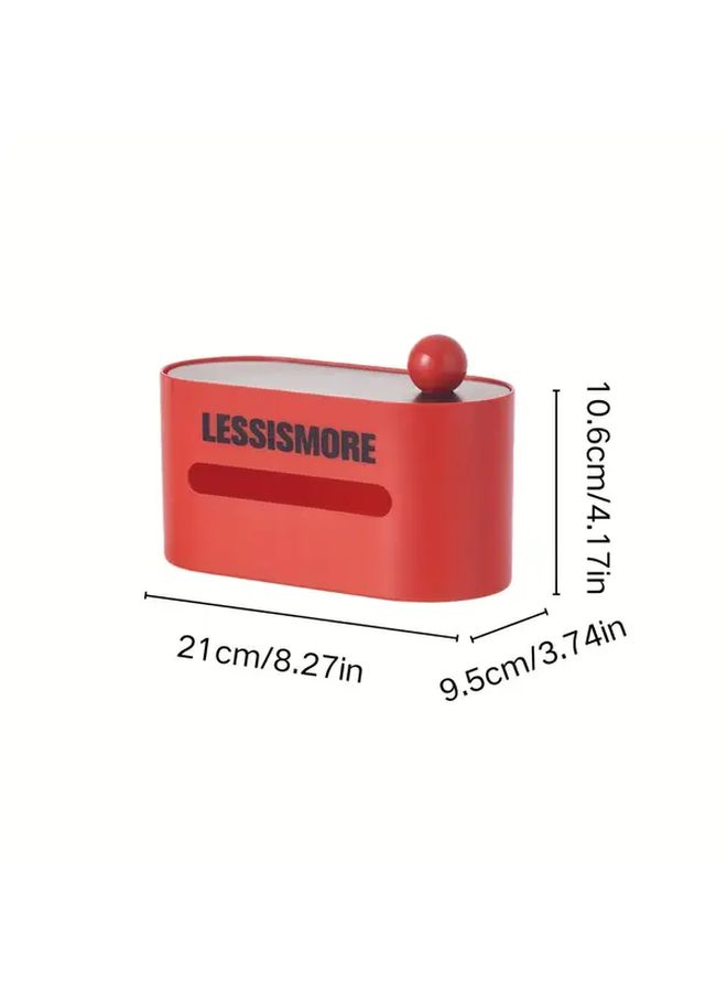 Creamy White Minimalist Tissue Box With Durable Plastic Rectangular Dust Cover Design For Living Room Bedroom Dining Table Bathroom Modern Home Decor Organizer - Image 3