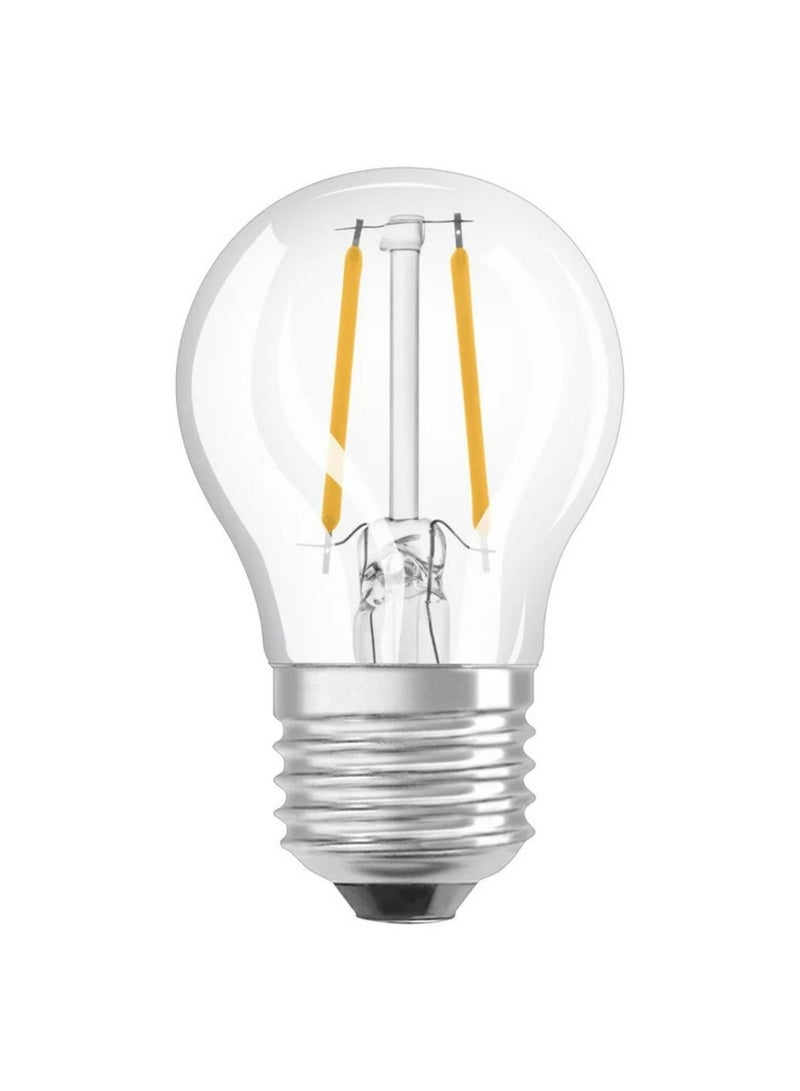 OSRAM لمبة LED شفافة بيضاء دافئة قابلة للتعتيم من Osram بقوة 4.8 وات وقوة 470 لومن ودرجة حرارة 2700 كلفن، عبوة من 10 قطع - Image 2