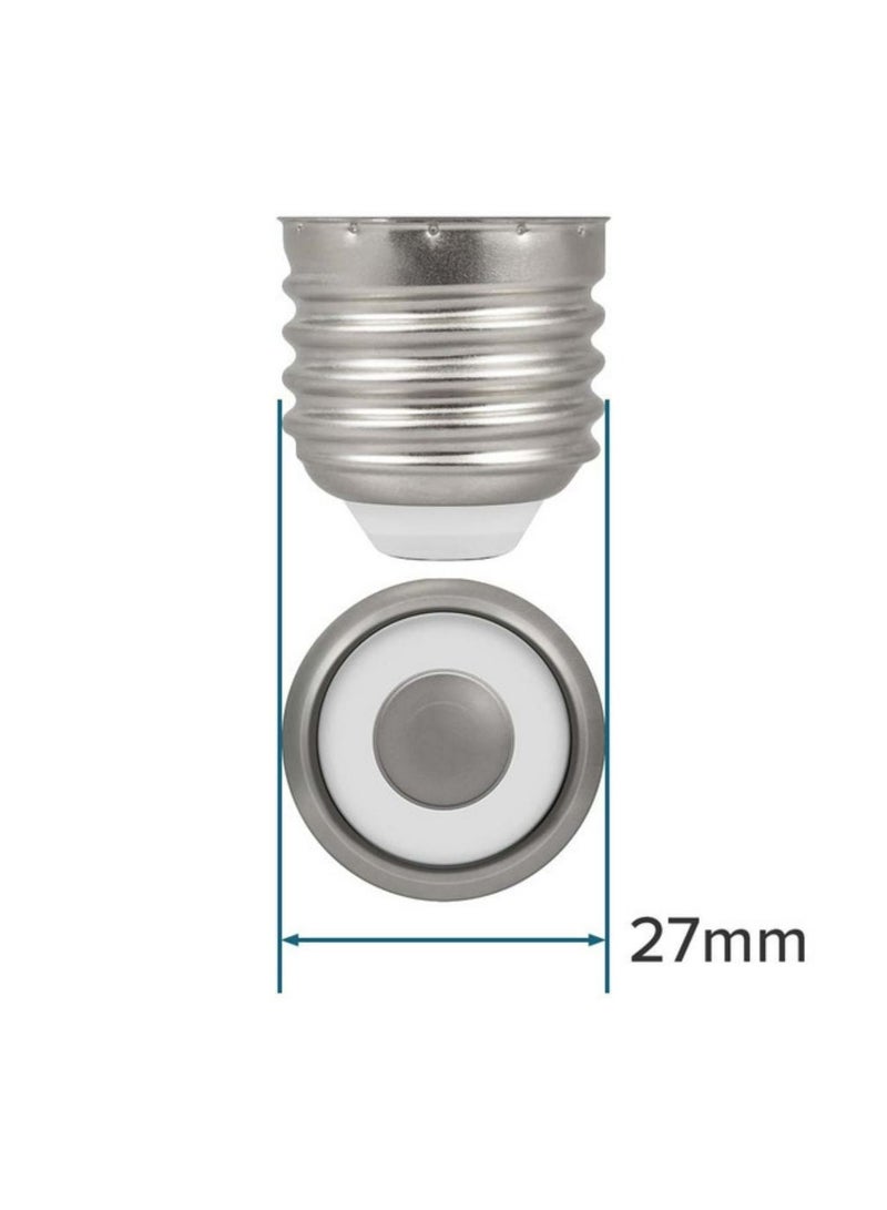 OSRAM لمبة LED شفافة بيضاء دافئة قابلة للتعتيم من Osram بقوة 4.8 وات وقوة 470 لومن ودرجة حرارة 2700 كلفن، عبوة من 10 قطع - Image 3