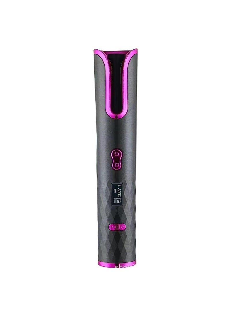 General - Cordless Automatic Curling Iron - Portable Electric Curling Iron with LCD Display, Fast Heating Curling Iron Rechargeable Styling Tool - Image 1